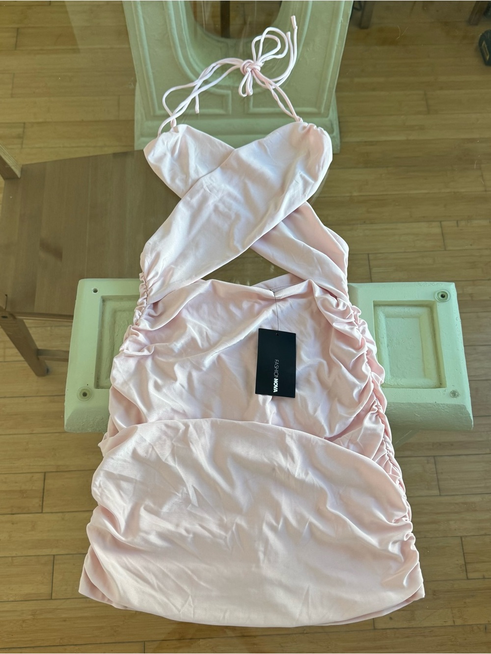Fashion Nova Wrap Mini Dress